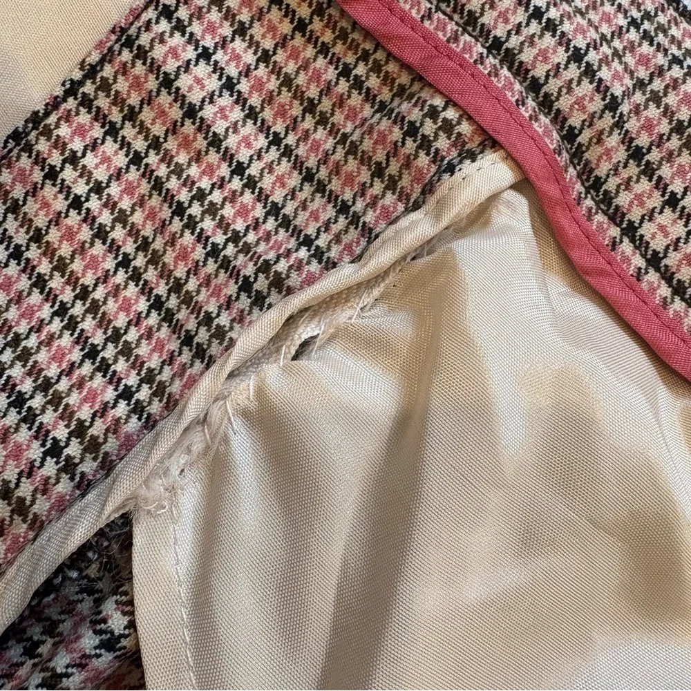 Maeve Anthropologie The Avery Pleated Wide-Leg Trousers: Plaid Edition, Sz 12 - Picture 13 of 13